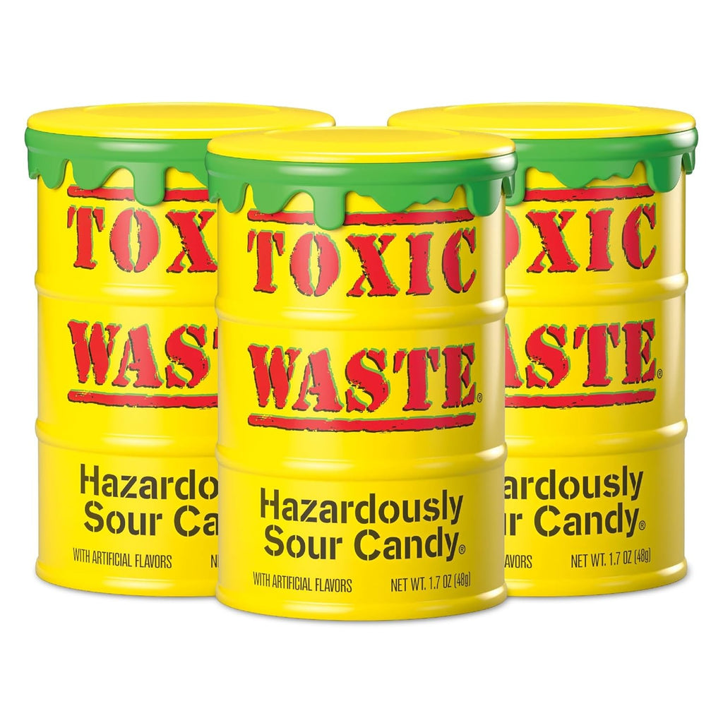 Toxic Waste Candy | Sour Drums, Nuclear Fusion or Smog Balls Candy (Your Selection)