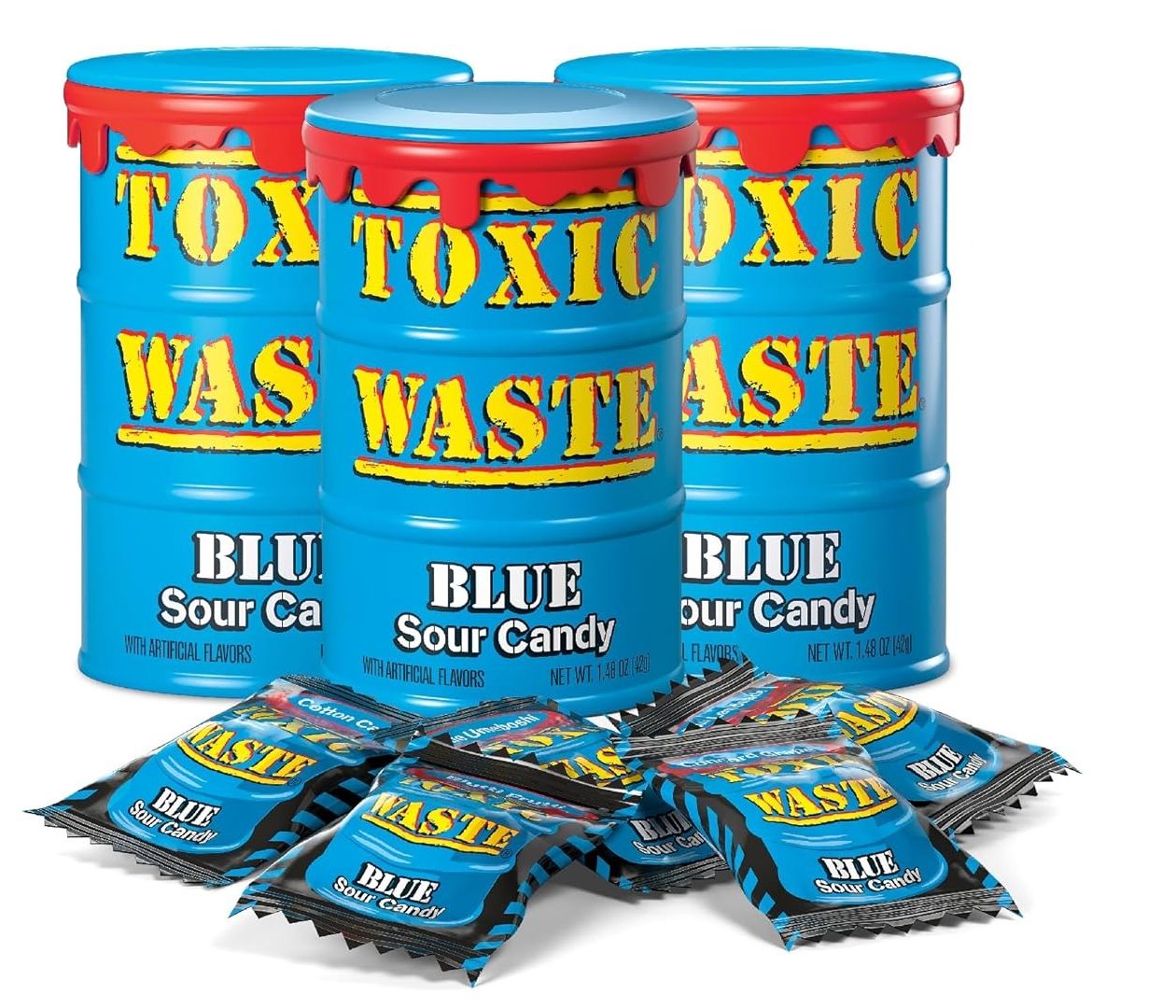 Toxic Waste Candy | Sour Drums, Nuclear Fusion or Smog Balls Candy (Your Selection)