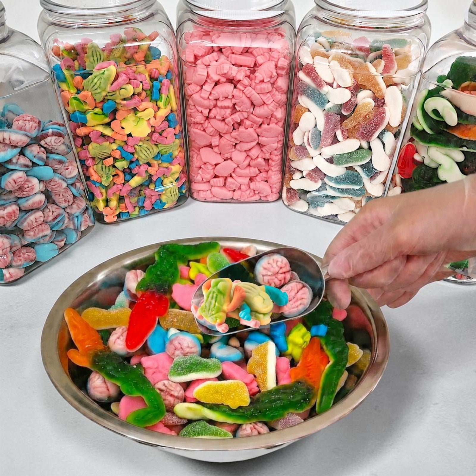 Weird Gummy Mix 1 POUND | 5 Different Forms Funny Novelty Gummy Candy Mix