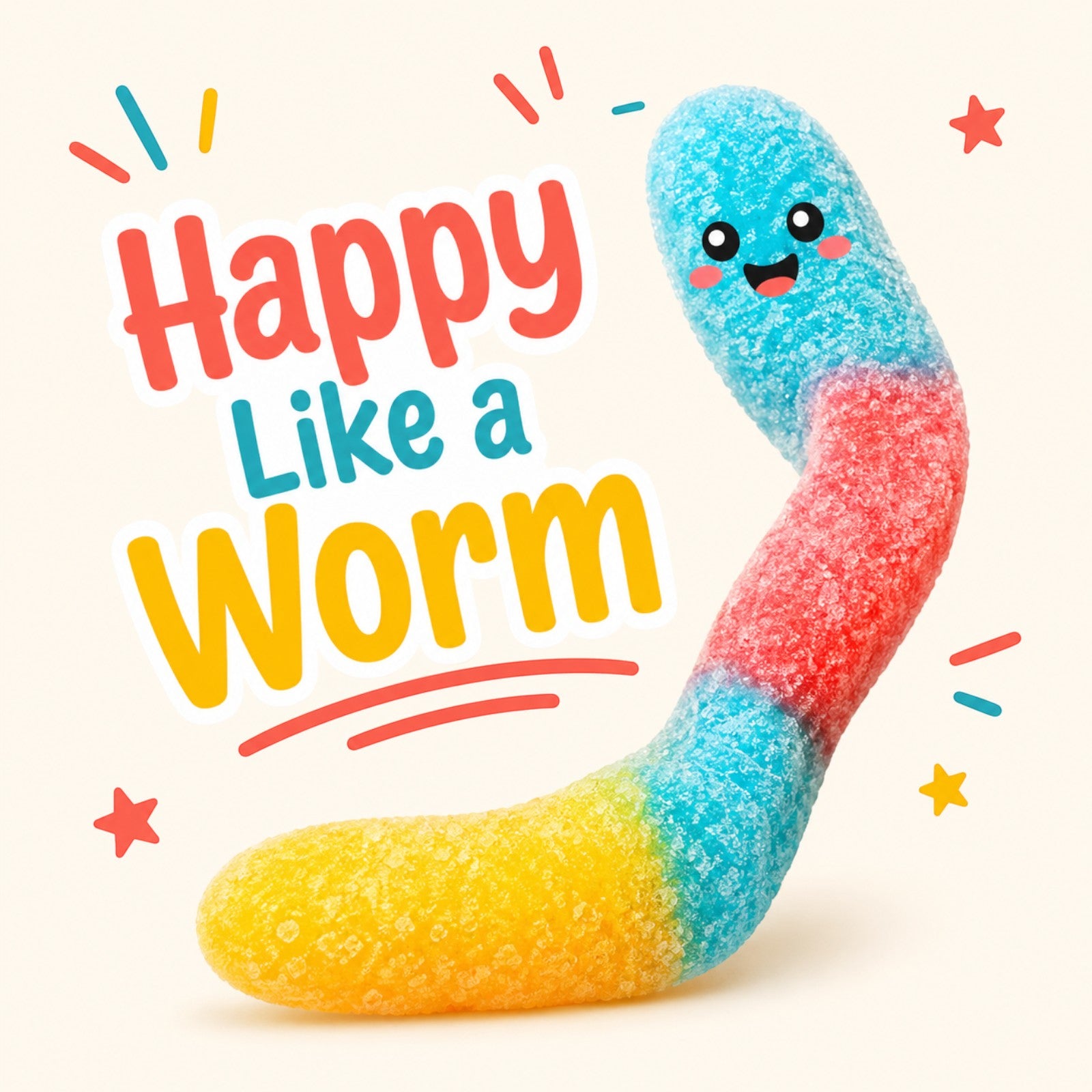 Gummy Worms Candy | Sweet, Sour or Chili Gummy Worms (Your Selection)