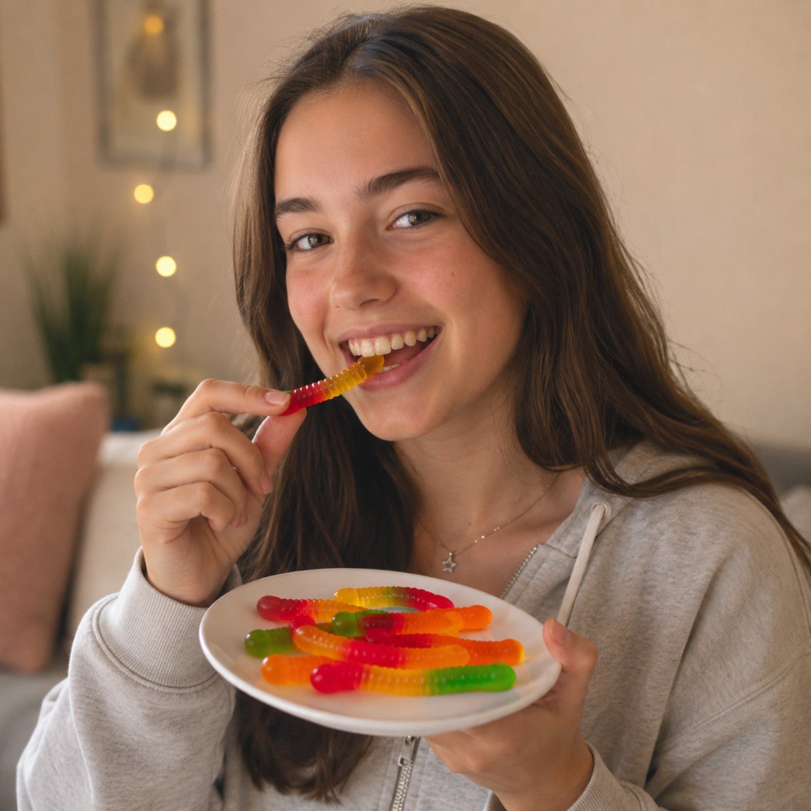 Gummy Worms Candy | Sweet, Sour or Chili Gummy Worms (Your Selection)
