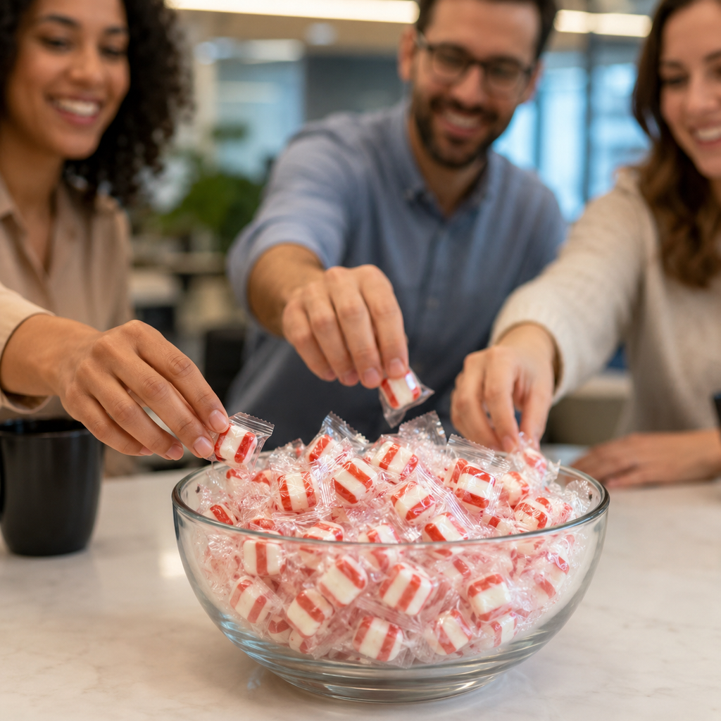 Peppermint Soft Puffs Candy |  Classic Mint Sweet Candy