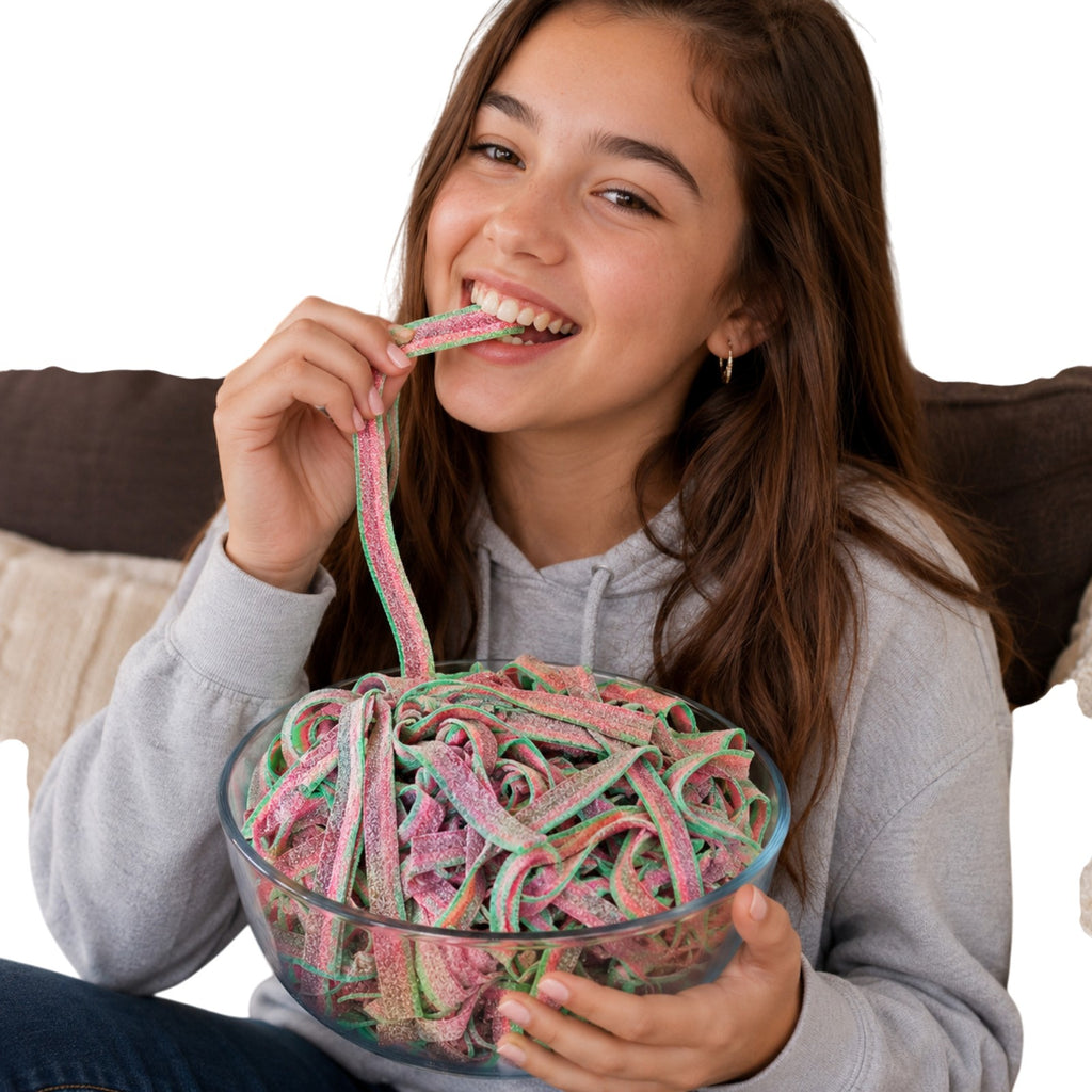 Dorval 9 Inches Power Sour Belts Candy |  Gelatin-Free Sour Candy (Your Selection)