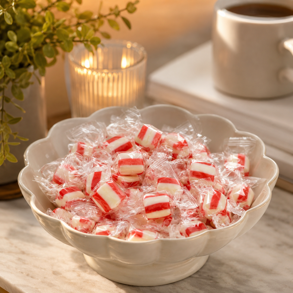Peppermint Soft Puffs Candy |  Classic Mint Sweet Candy