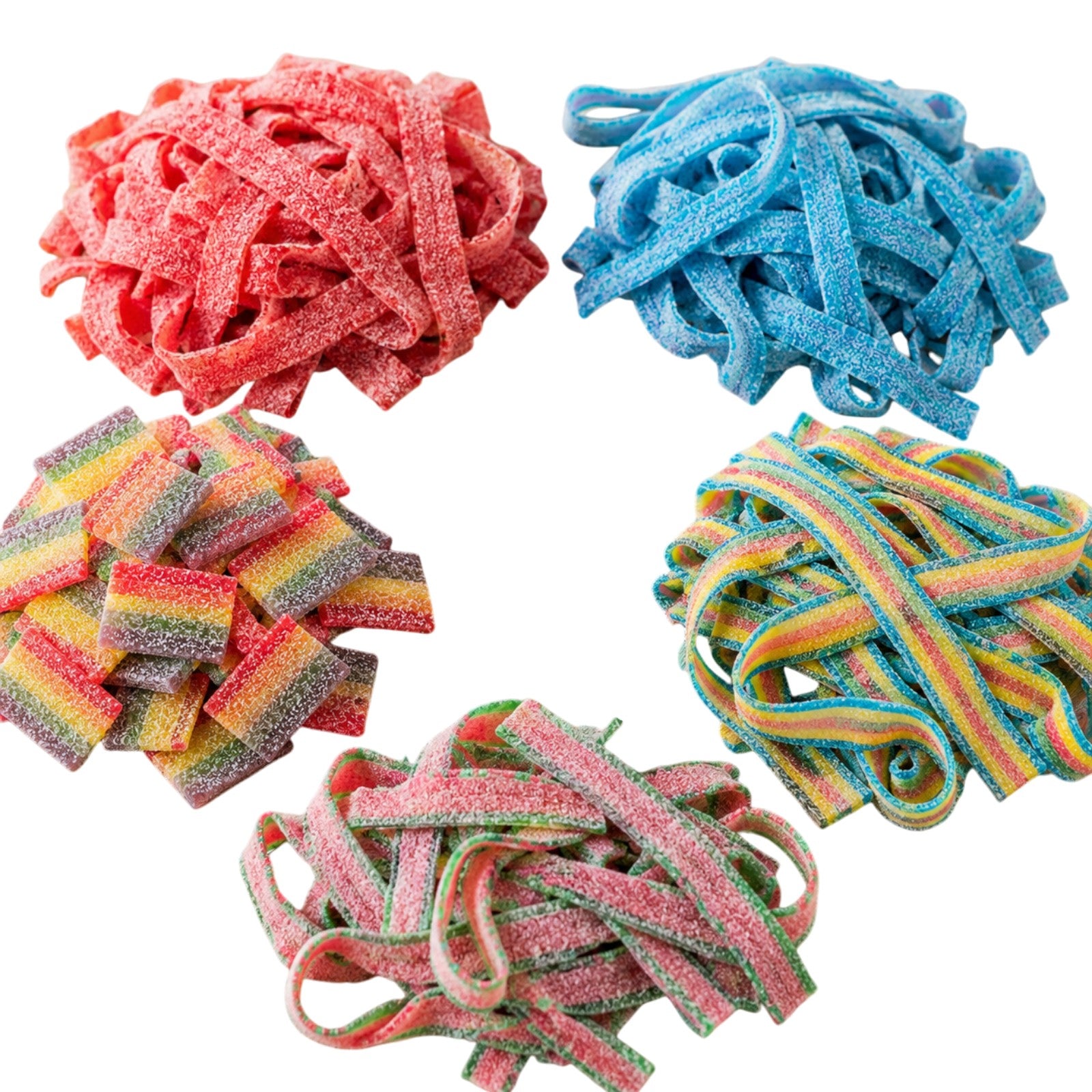 Dorval 9 Inches Power Sour Belts Candy |  Gelatin-Free Sour Candy (Your Selection)