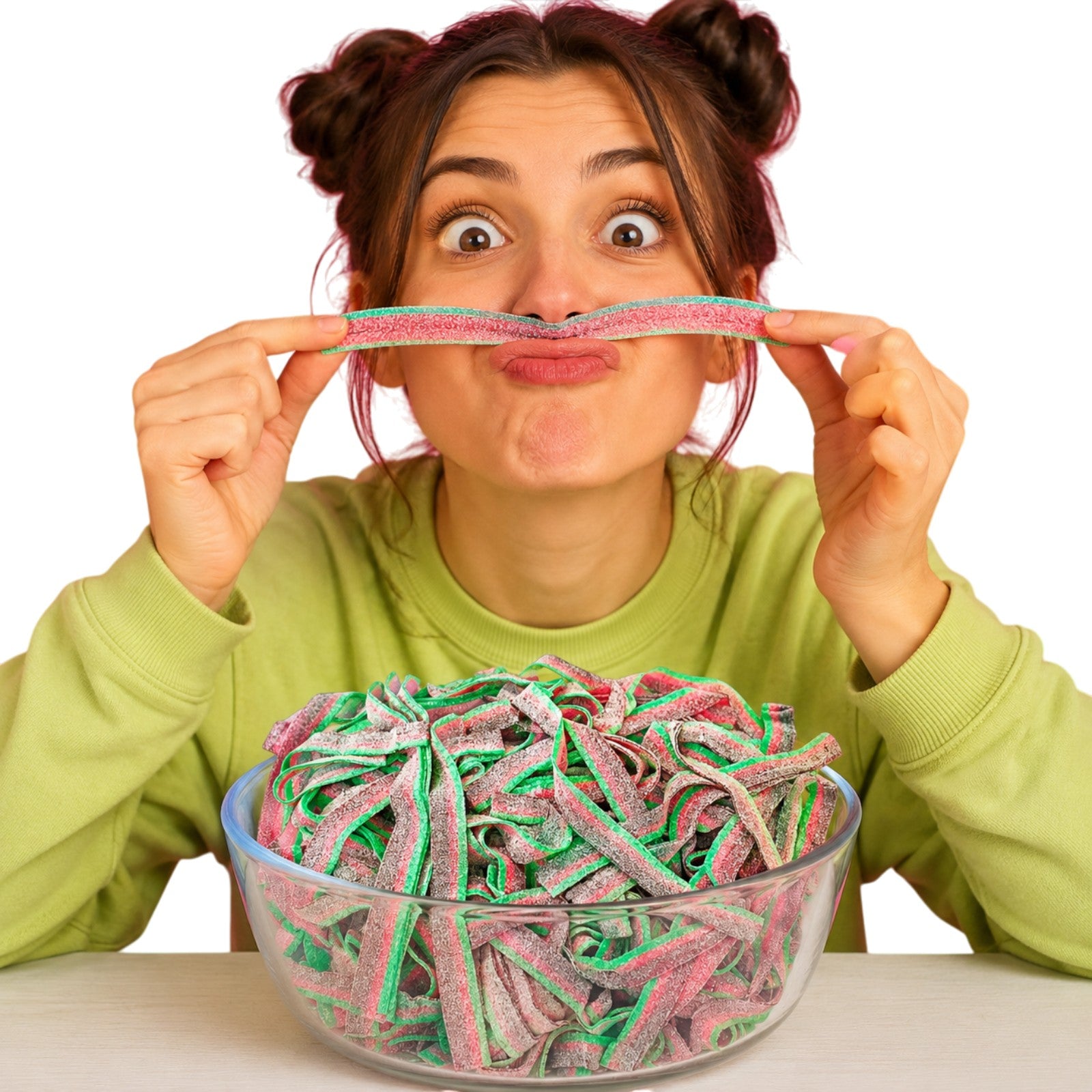 Dorval 9 Inches Power Sour Belts Candy |  Gelatin-Free Sour Candy (Your Selection)