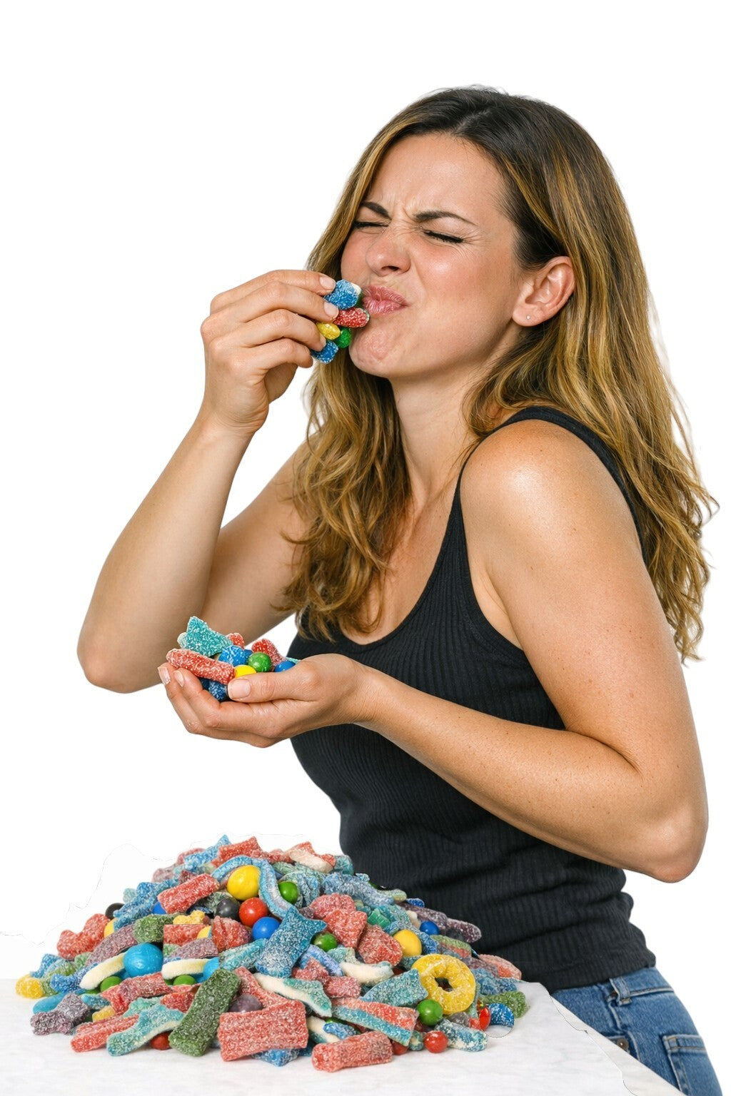Nuclear Sour Candy Mix 1 Pound | 6 Different Extreme Sour Candy Mix, Bulk Candy