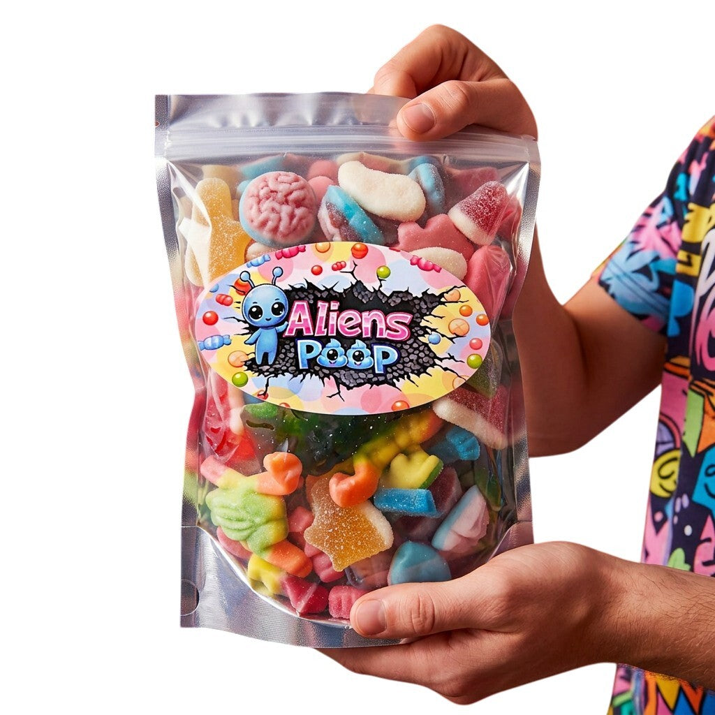 Weird Gummy Mix 1 POUND | 5 Different Forms Funny Novelty Gummy Candy Mix