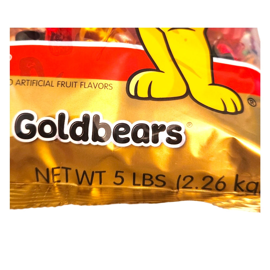 Haribo Giant Bag of Goldbears 5 LB | Large Gummy Bear Candy Bag