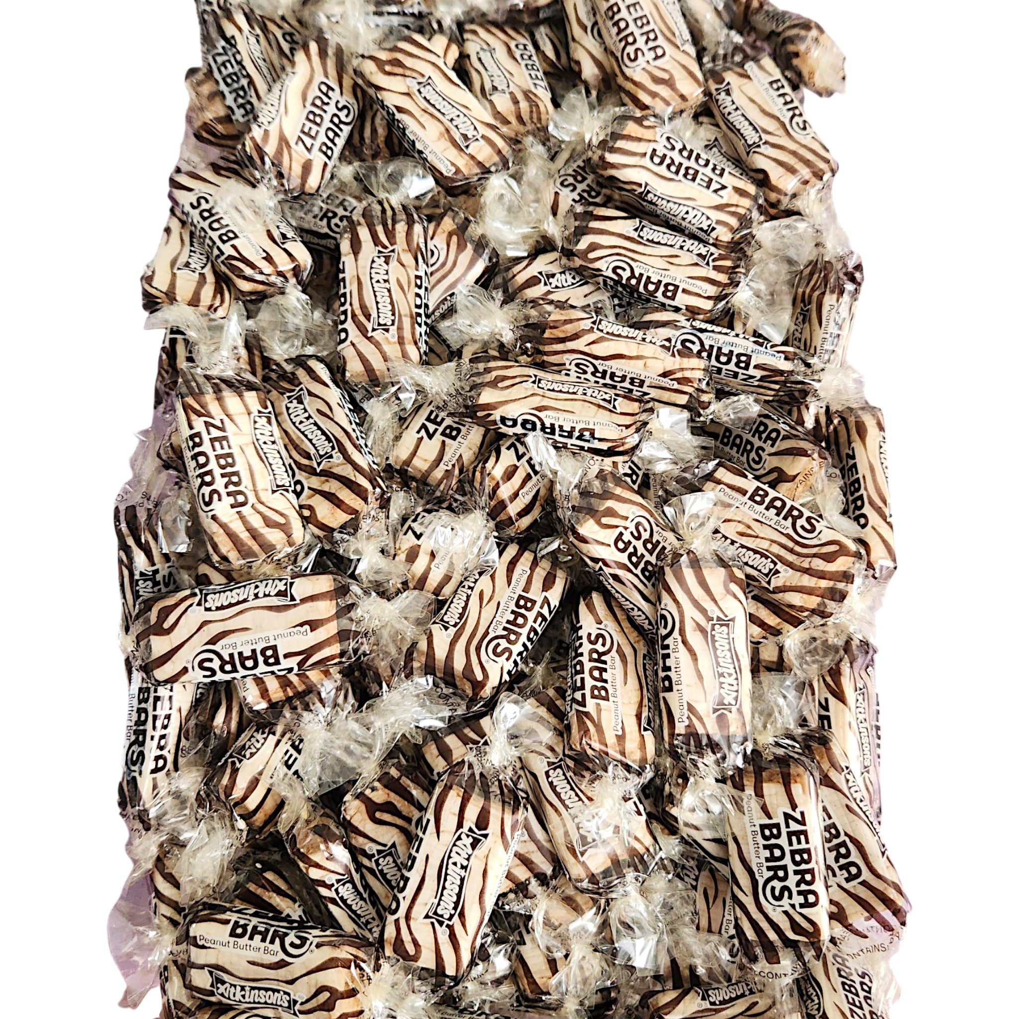 Zebra Bars Peanut Butter Candy - Nostalgia Hard Candy