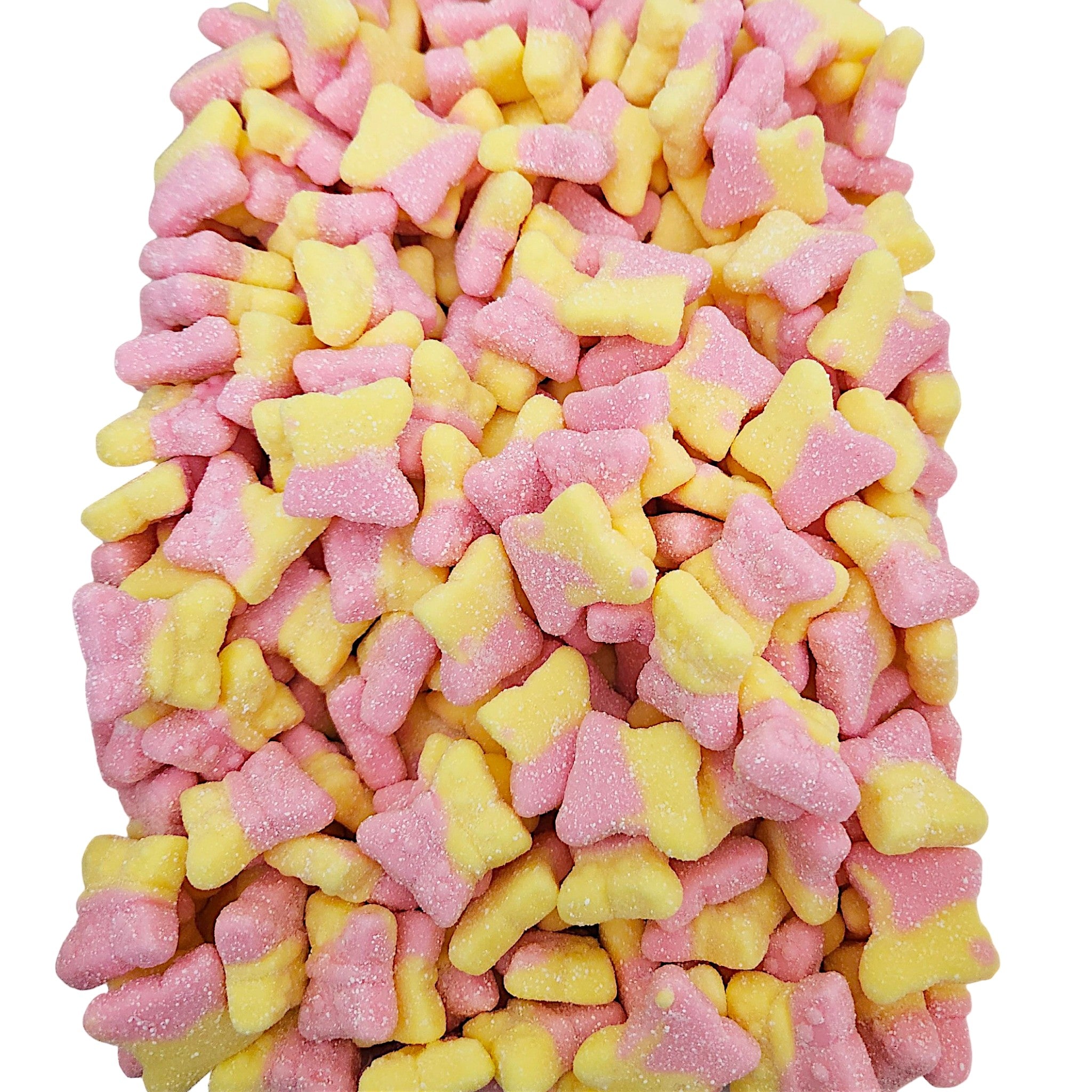 Swedish Style Gummy Candy | Sour Lemon Strawberry Butterflies, Bag of Gummies | Bulk Candy