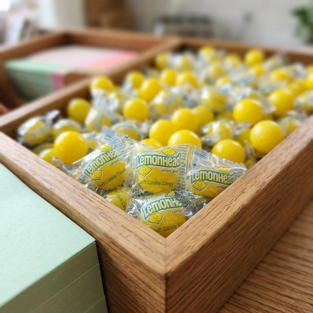 Lemonheads Wrapped Candy | Classic Lemon Candy, Bulk Candy- (Your Selection)