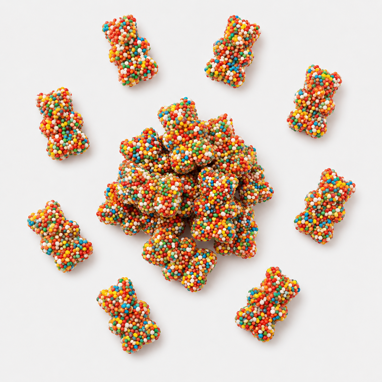 Crunchy Gummy Bears Gummy Candy | Bag of Gummies | Bulk Candy