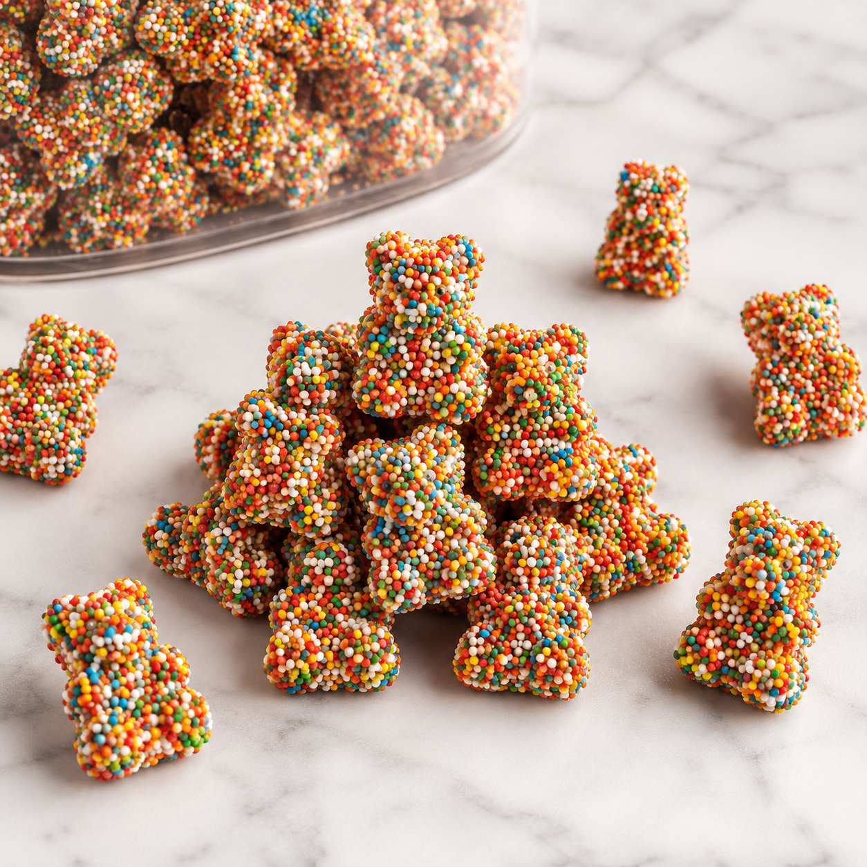 Crunchy Gummy Bears Gummy Candy | Bag of Gummies | Bulk Candy