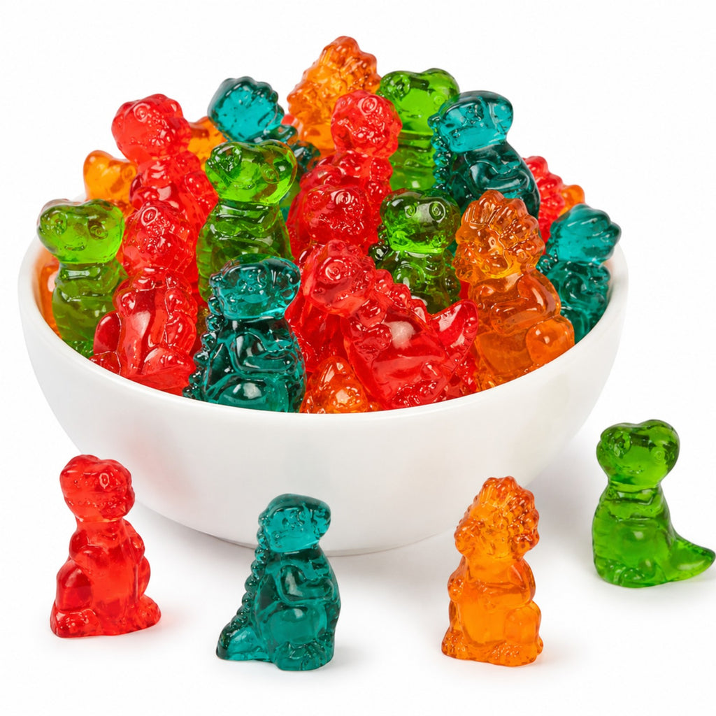 Dinosaurs Gummy Candy, Bag of Gummies | Bulk Candy