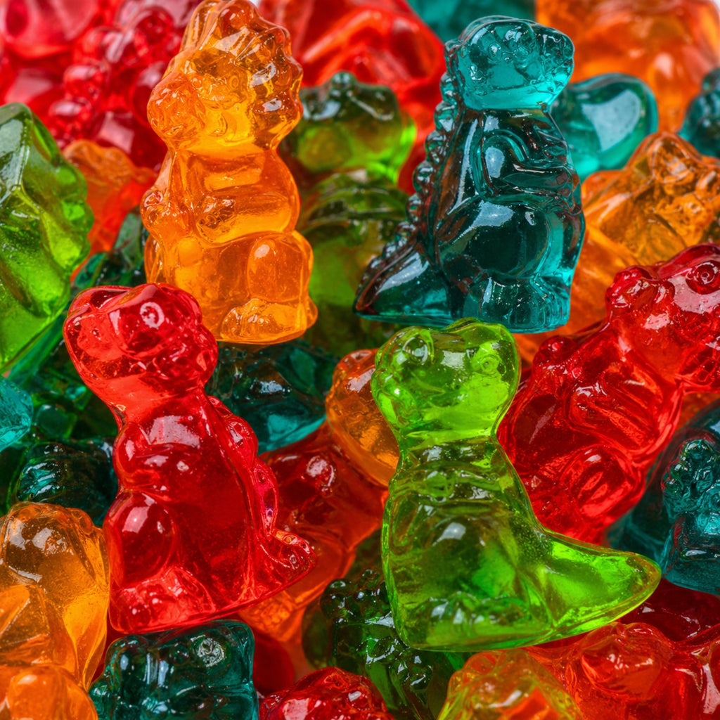 Dinosaurs Gummy Candy, Bag of Gummies | Bulk Candy