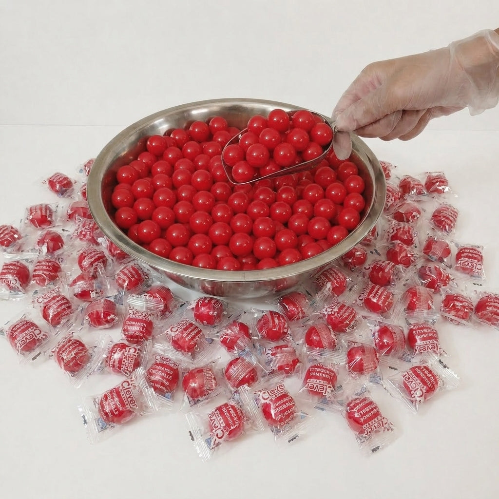 Cinnamon Jawbreakers Fireball Candy - Individual Wrapped | Sizzling Cinnamon Candy - Bulk candy