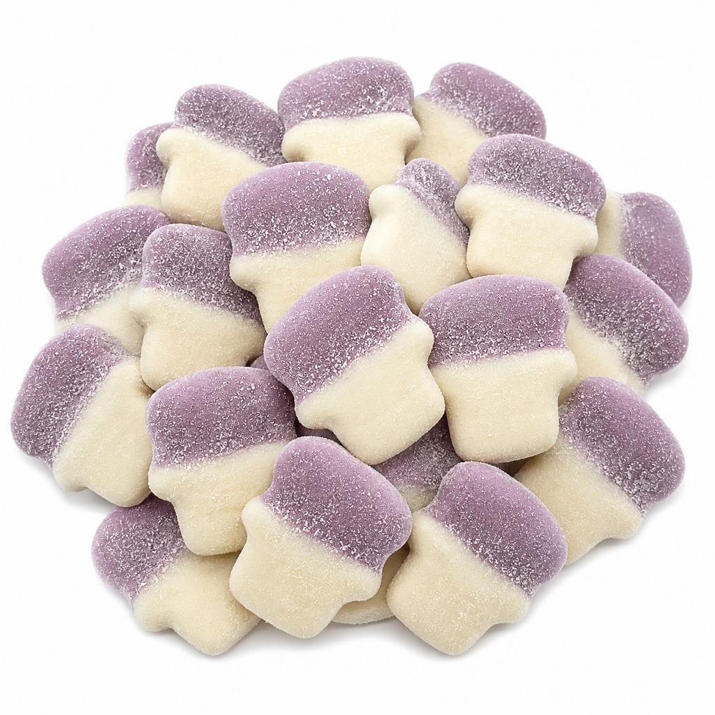 Swedish Style Sour Grape Skull Gummy Candy | Bag of Gummies | Bulk Candy
