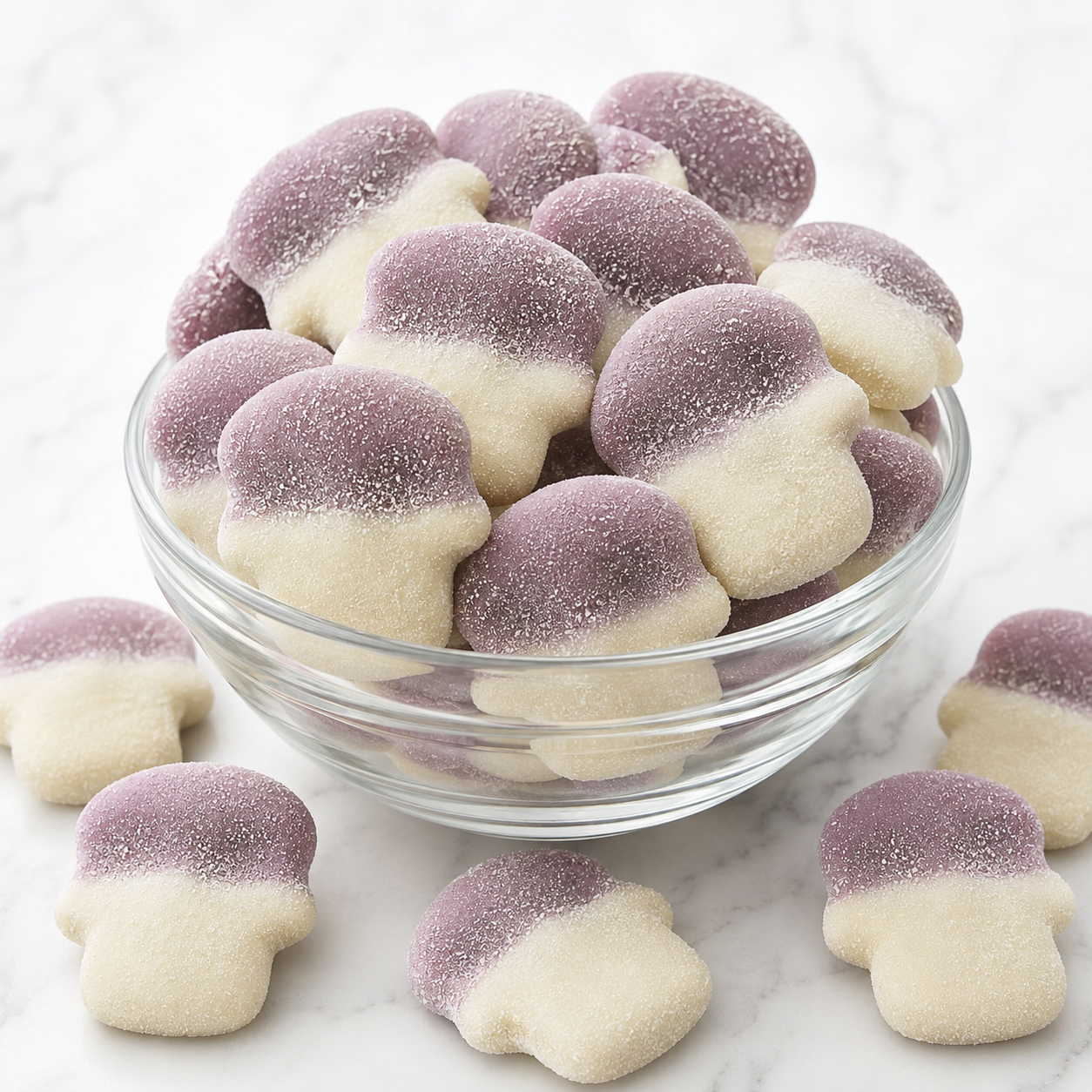 Swedish Style Sour Grape Skull Gummy Candy | Bag of Gummies | Bulk Candy