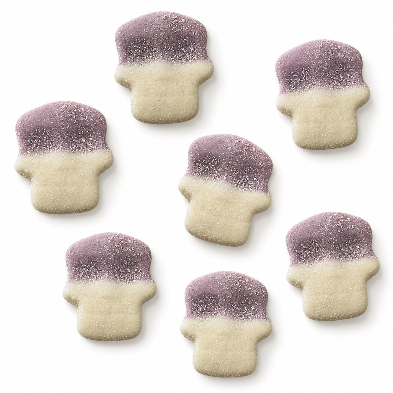 Swedish Style Sour Grape Skull Gummy Candy | Bag of Gummies | Bulk Candy