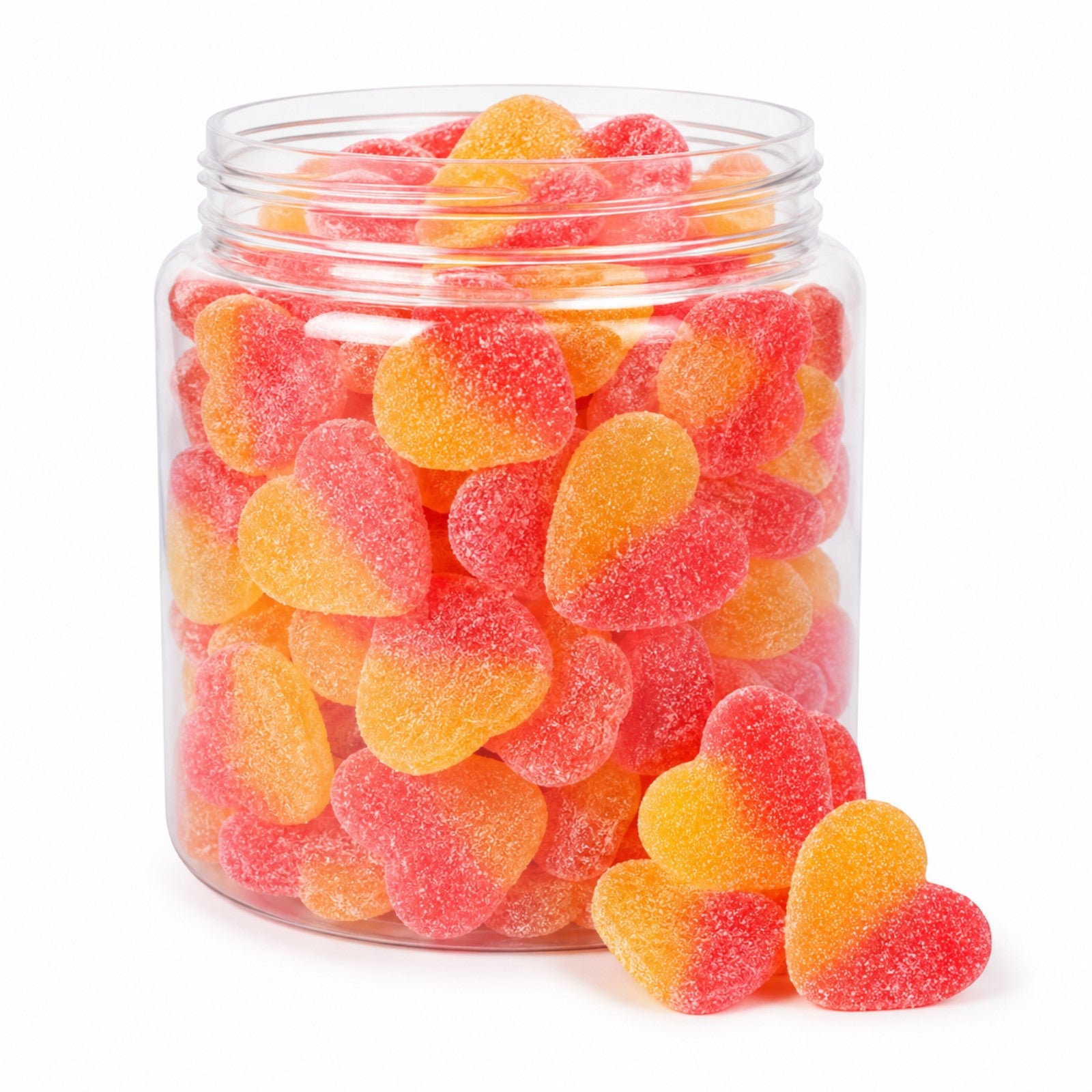 Peachy Hearts Sour Gummy Candy | Bag of Gummies | Bulk Candy