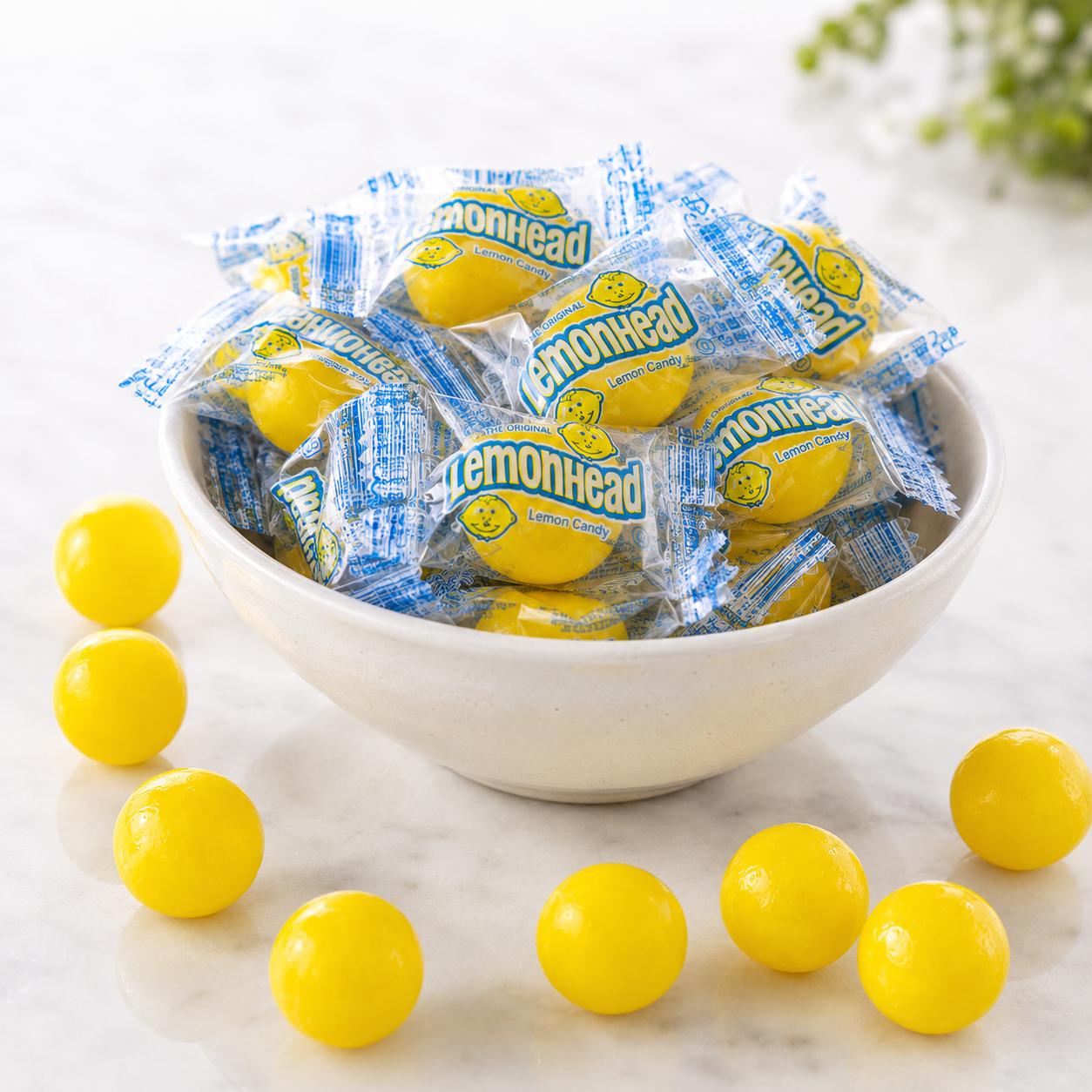 Lemonheads Wrapped Candy | Classic Lemon Candy, Bulk Candy- (Your Selection)