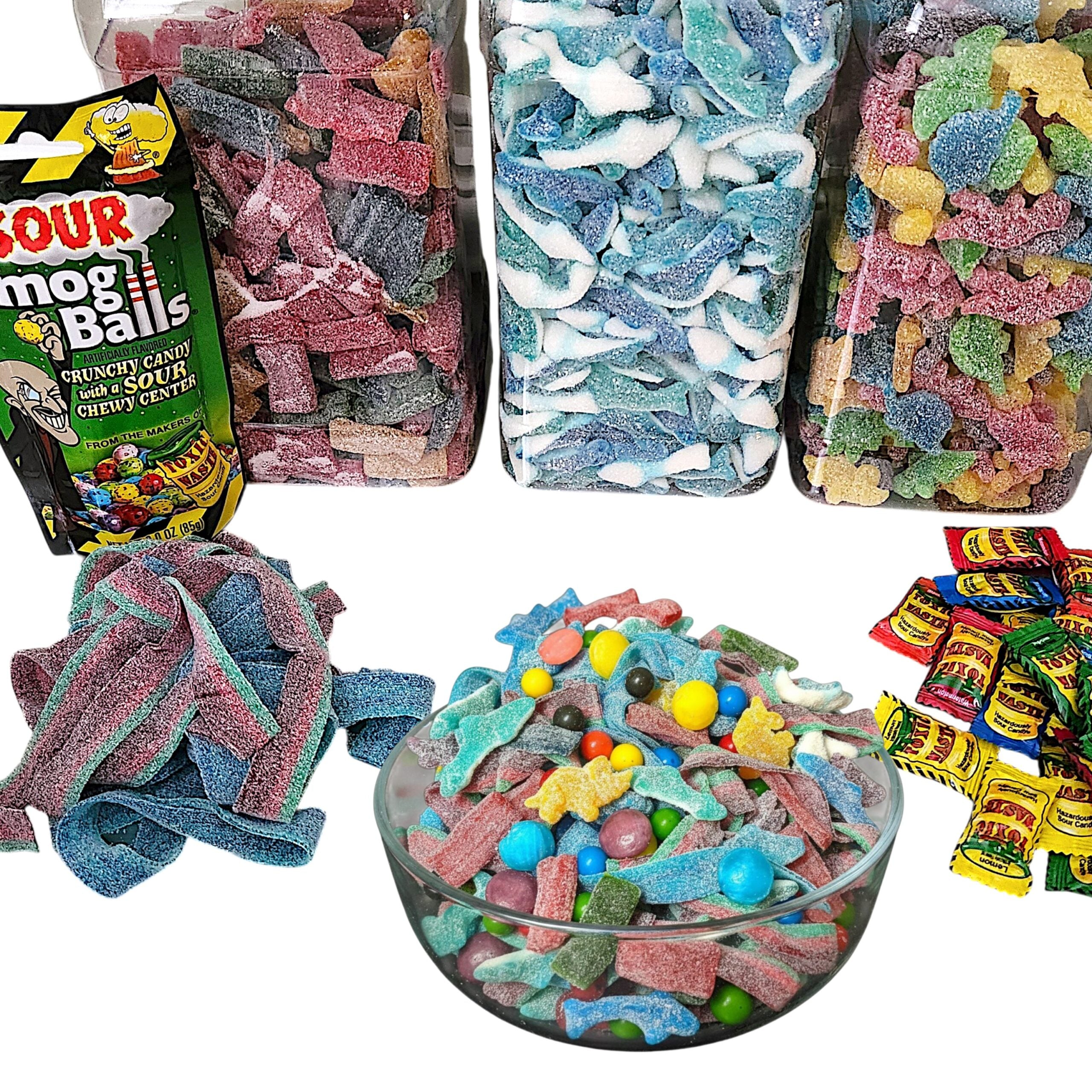 Nuclear Sour Candy Mix 1 Pound | 6 Different Extreme Sour Candy Mix, Bulk Candy