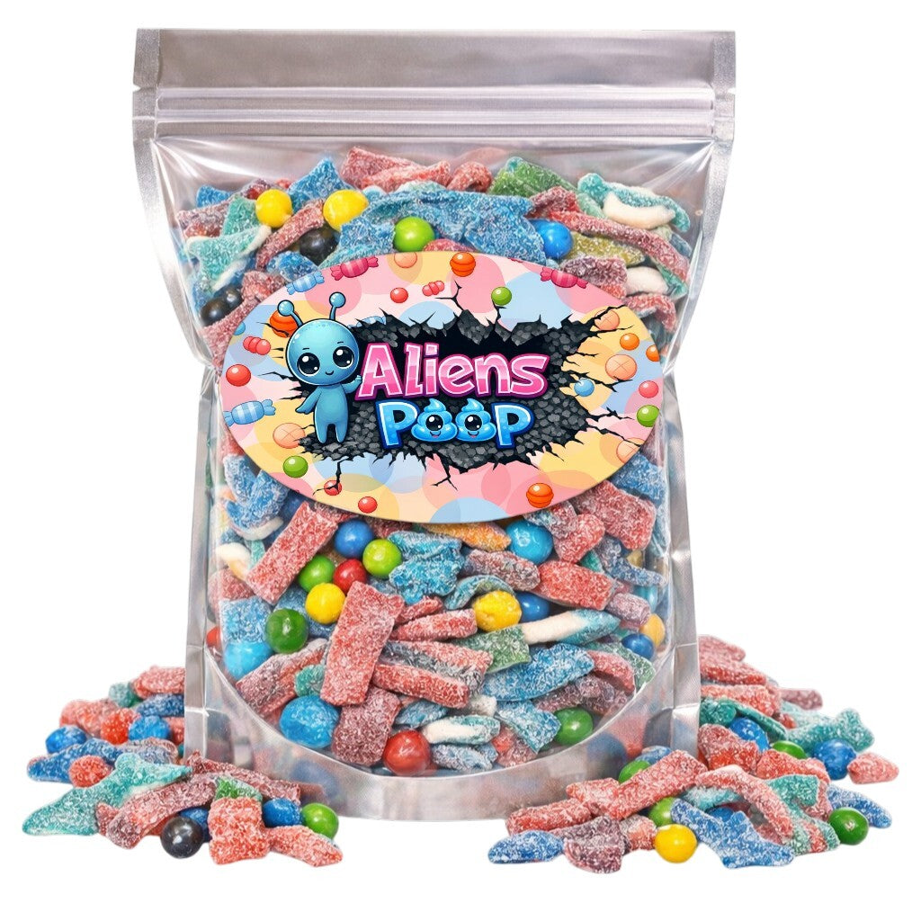 Nuclear Sour Candy Mix 1 Pound | 6 Different Extreme Sour Candy Mix, Bulk Candy