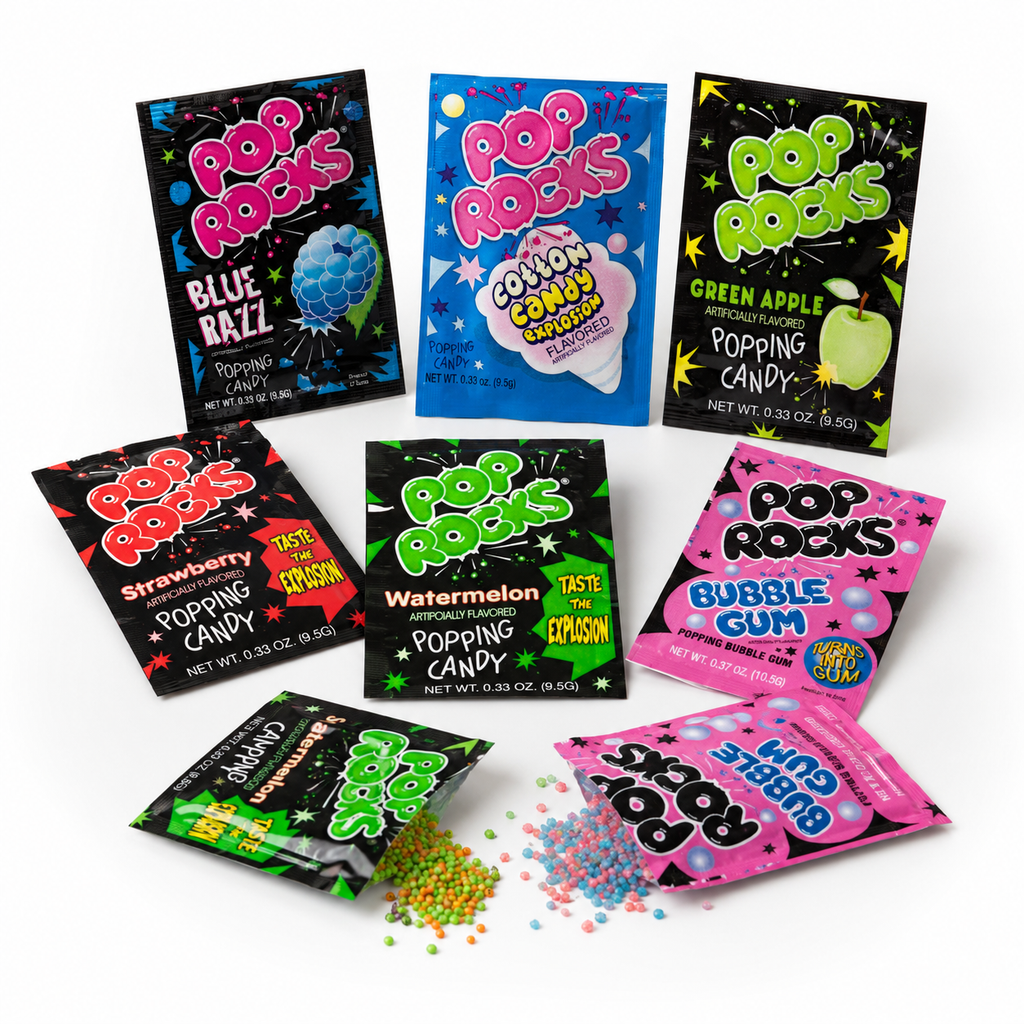 Pop Rocks Popping Candy 12 Pack –Fun Crackling Candy