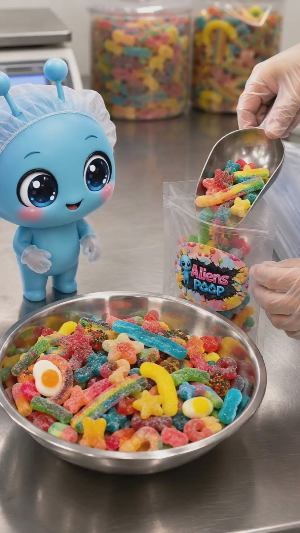 Build Your Own Crazy Forms Sour Gummy Mix - Novelty Candy | Sneakers, Bottles, Hearts (Your Selection)