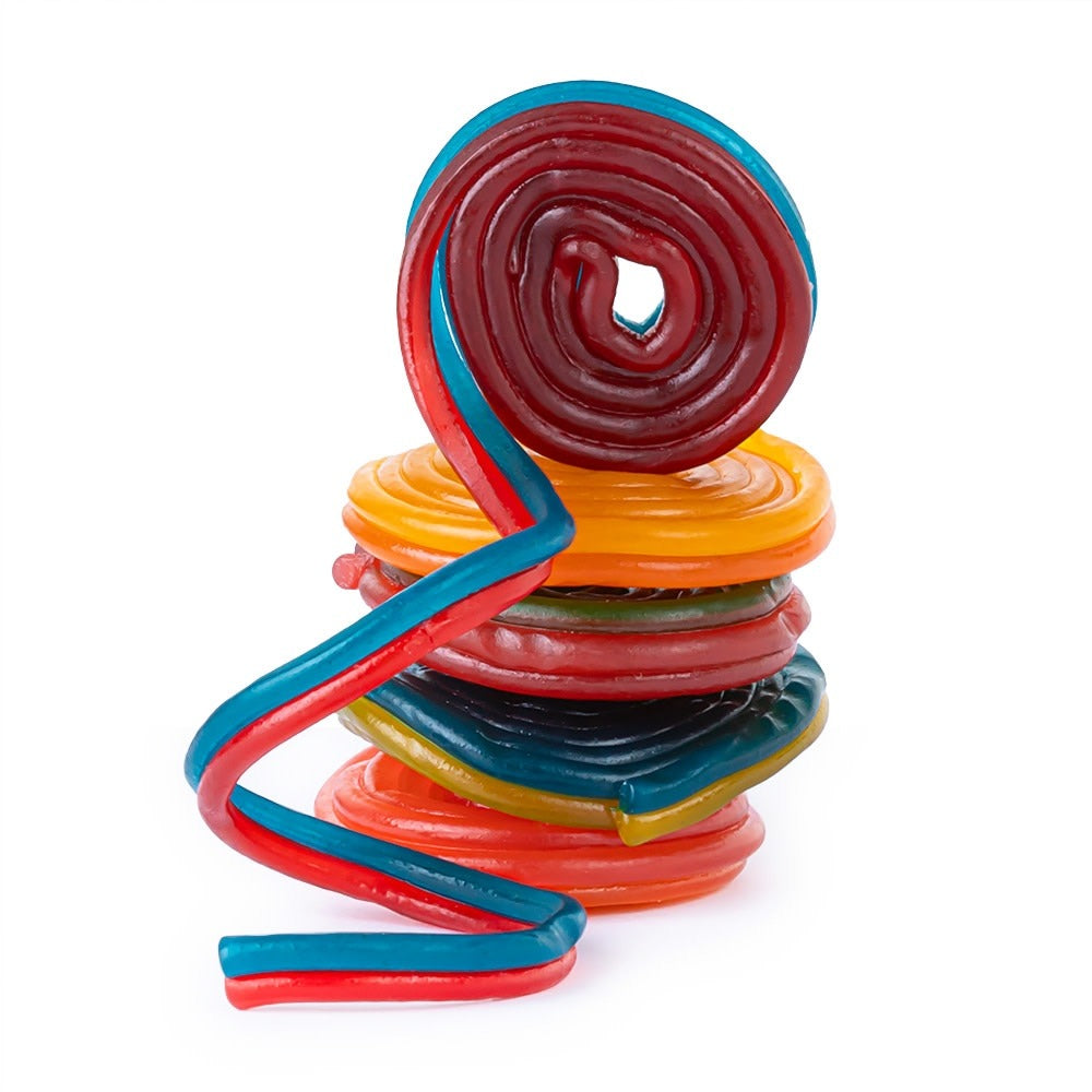 Licorice Wheel Candy | Dual Line Strawberry, Blue Raspberry & Dual-Flavor Licorice Wheels (Your Selection)