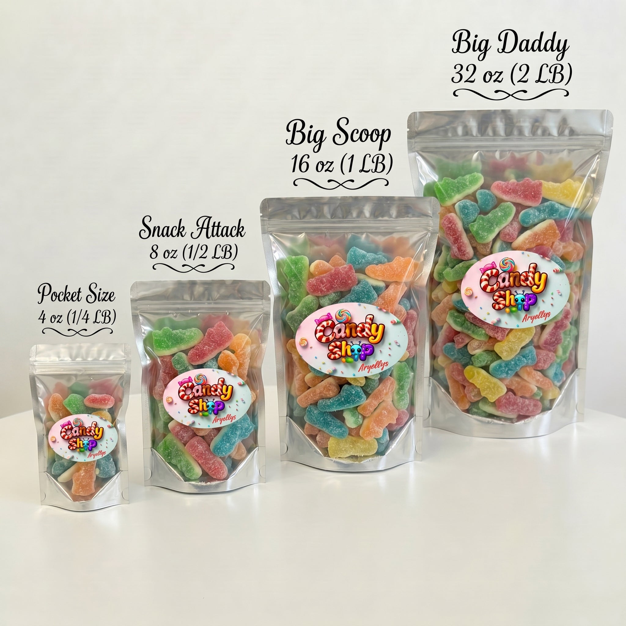 Sneaker Sour Gummy Candy | Bag of Gummies | Bulk Candy