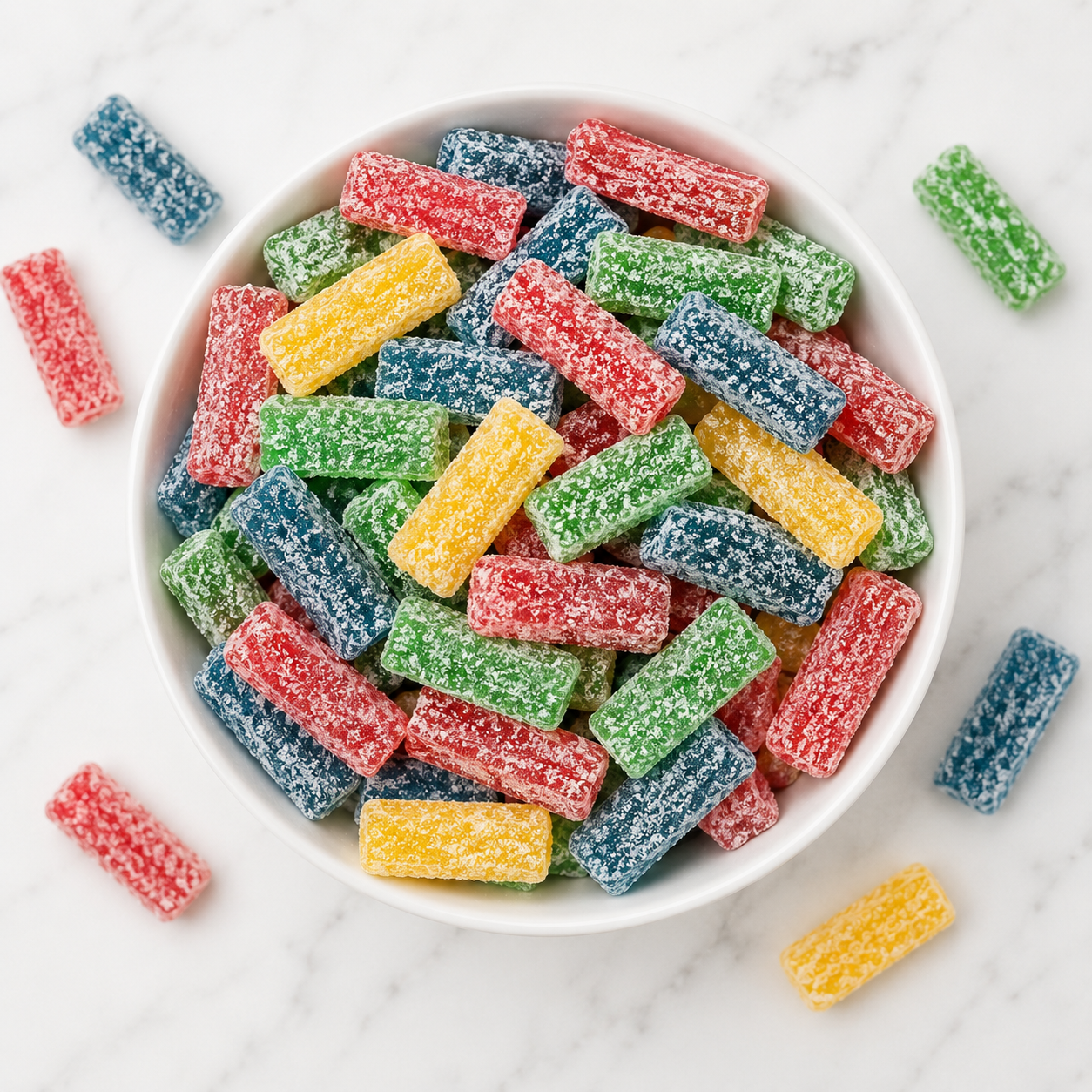 Sour Assorted Bites Candy | Chewy Licorice Style | Bulk Candy