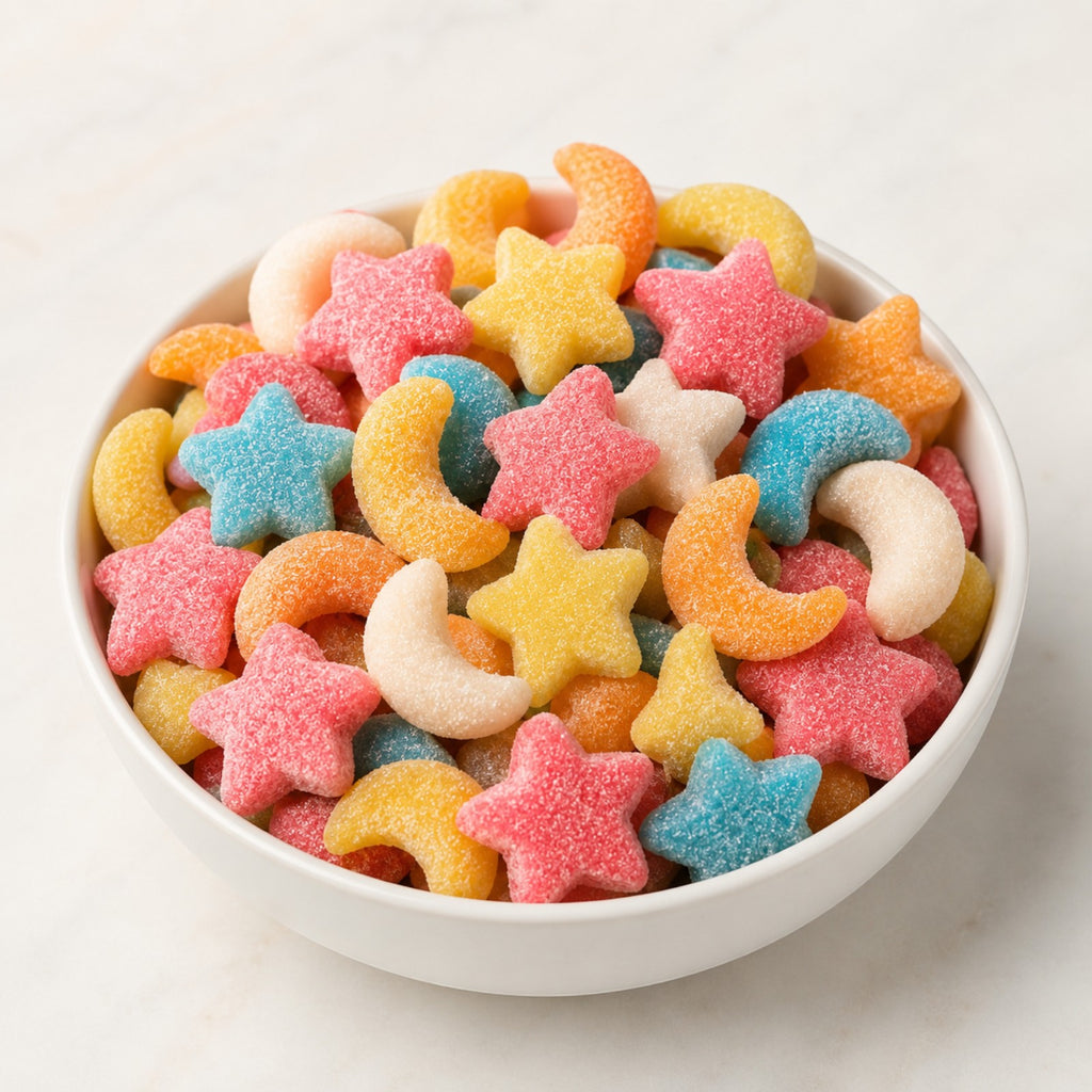 Stars and Moons Sour Gummy Candy | Bag of Gummies | Bulk Candy