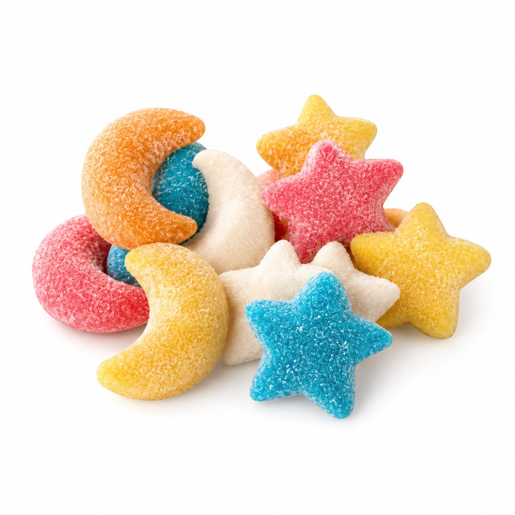 Stars and Moons Sour Gummy Candy | Bag of Gummies | Bulk Candy