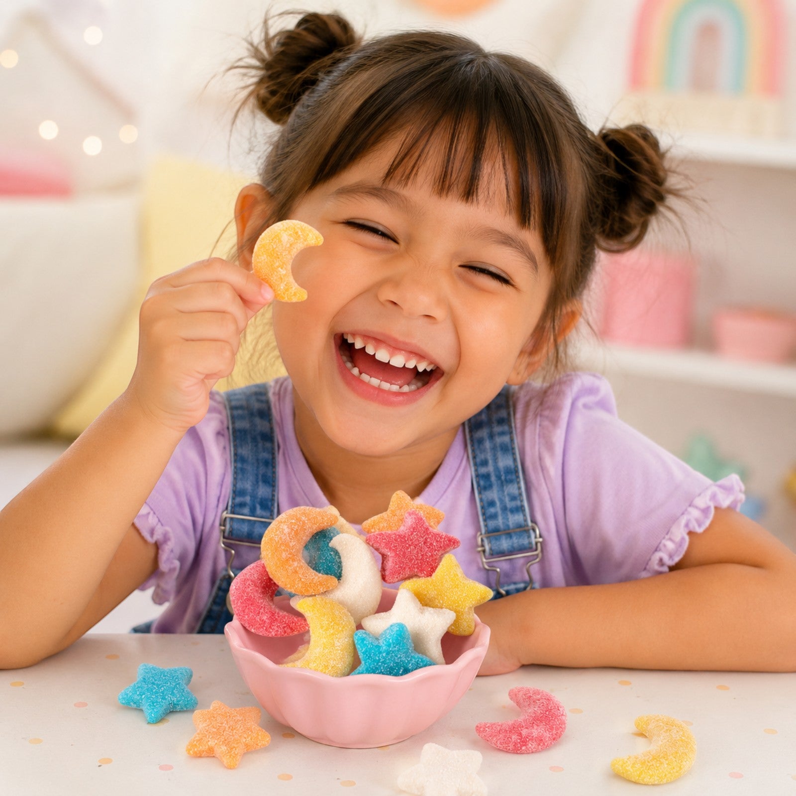 Stars and Moons Sour Gummy Candy | Bag of Gummies | Bulk Candy