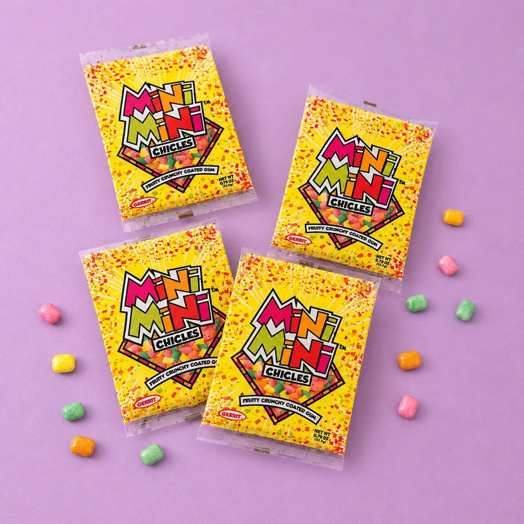 Mini Mini Chicles Fruit Gum | Tiny Size Chiclets Mini Gum Candy
