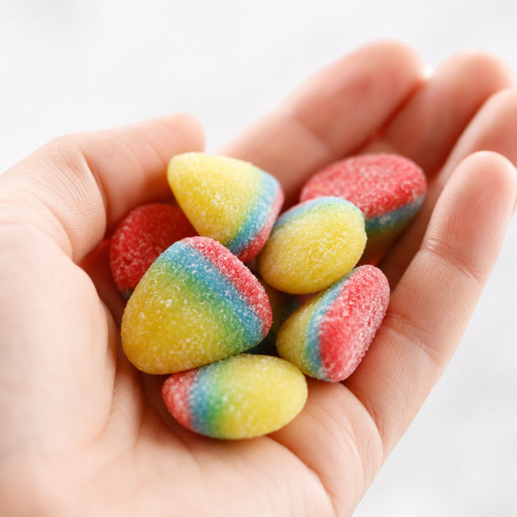 Rainbow Tropical Drops Sour Gummy Candy | Bag of Gummies | Bulk Candy