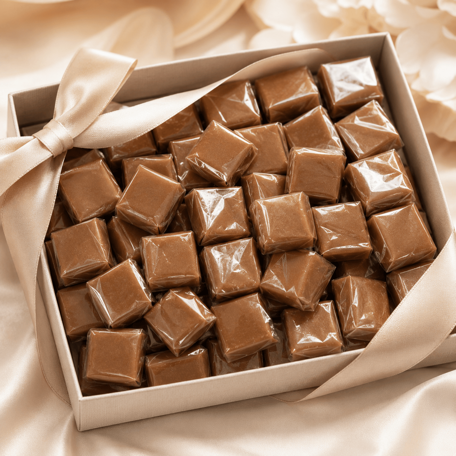 Original Wrapped Caramel Squares Candy - Nostalgia Candy, Bulk Candy