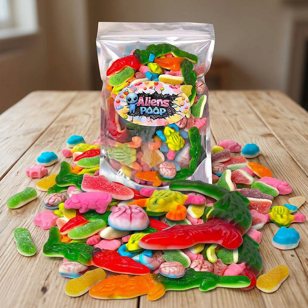 Weird Gummy Mix 1 POUND | 5 Different Forms Funny Novelty Gummy Candy Mix