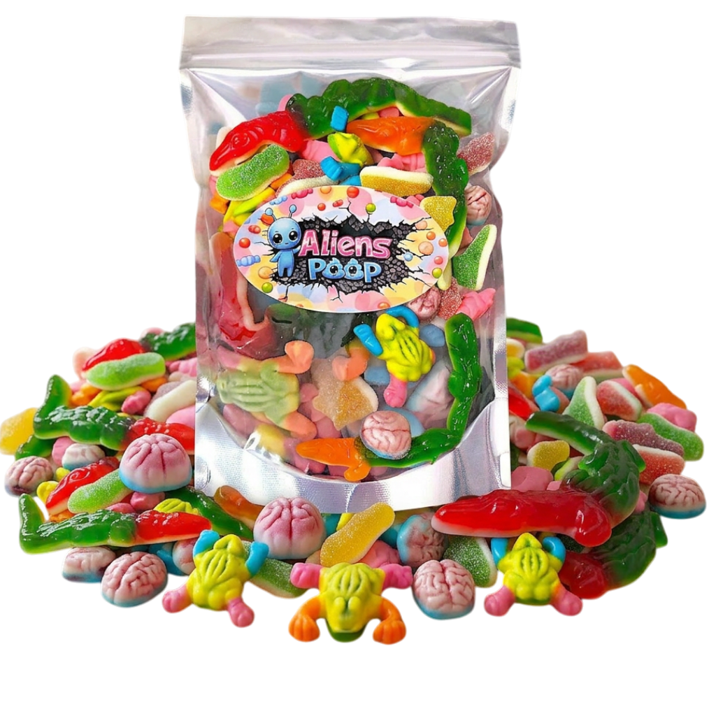 Weird Gummy Mix 1 POUND | 5 Different Forms Funny Novelty Gummy Candy Mix