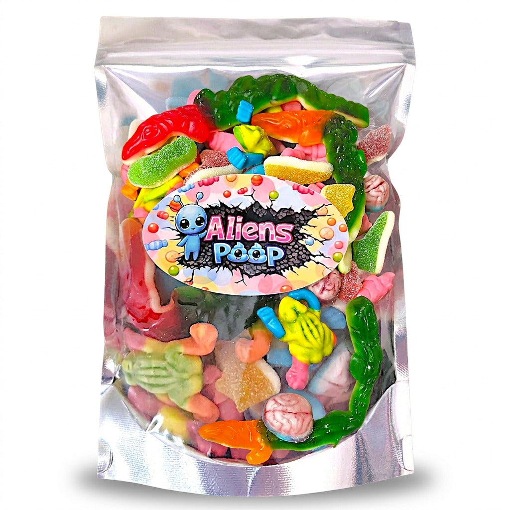 Weird Gummy Mix 1 POUND | 5 Different Forms Funny Novelty Gummy Candy Mix